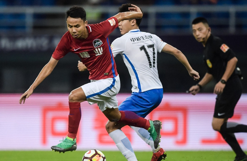 天津泰达客场击败河南建业，取得胜利