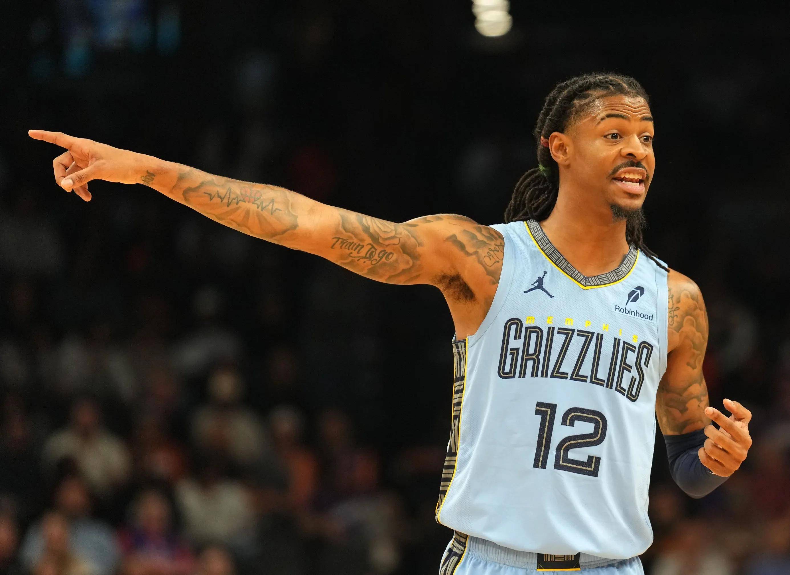 灰熊击败老鹰，莫兰特贡献分