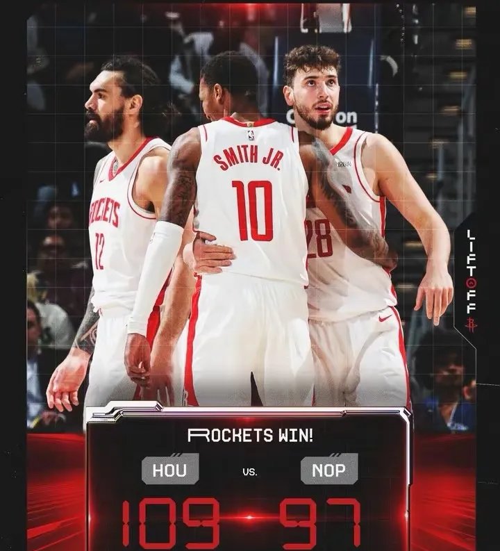 关于火箭队新赛季主场首胜，为球迷送上胜利礼物的信息